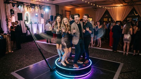 Découvrez les photobooths 360 : révolution dans la capture d'images